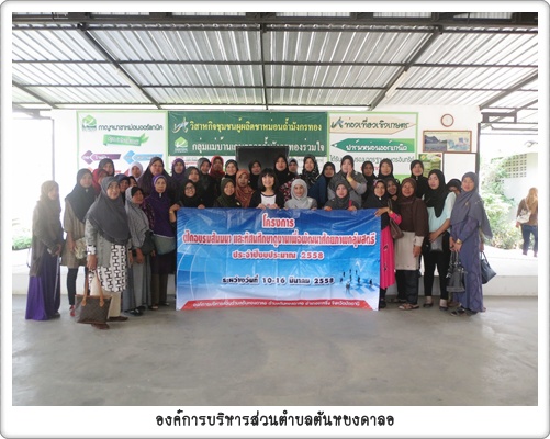 โครงการฝึกอบรมสัมมนา<br>และทัศนศึกษาดูงาน<br>เพื่อพัฒนาศักยภาพกลุ่มสตรี